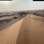 Beautiful sand dune in the desert